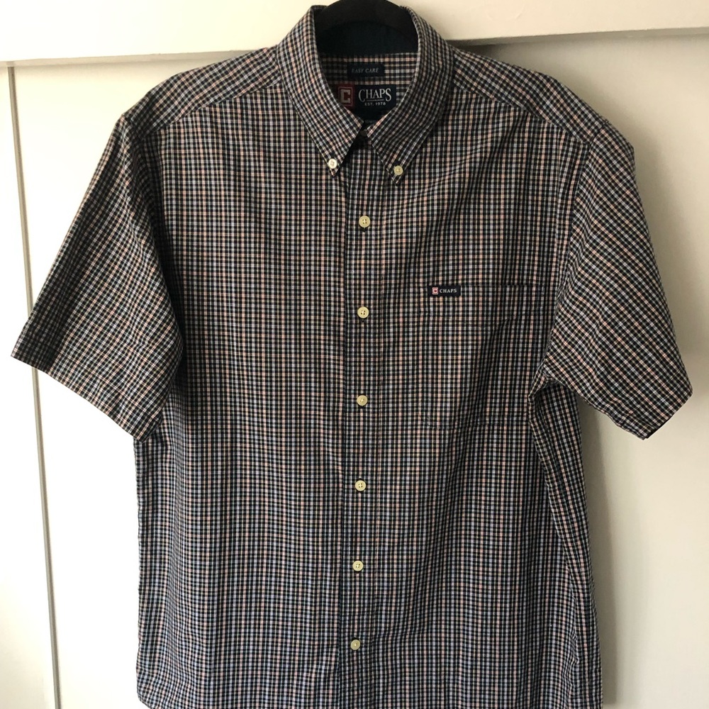 Chaps-Ralph Lauren Short Sleeve Button Down sz M